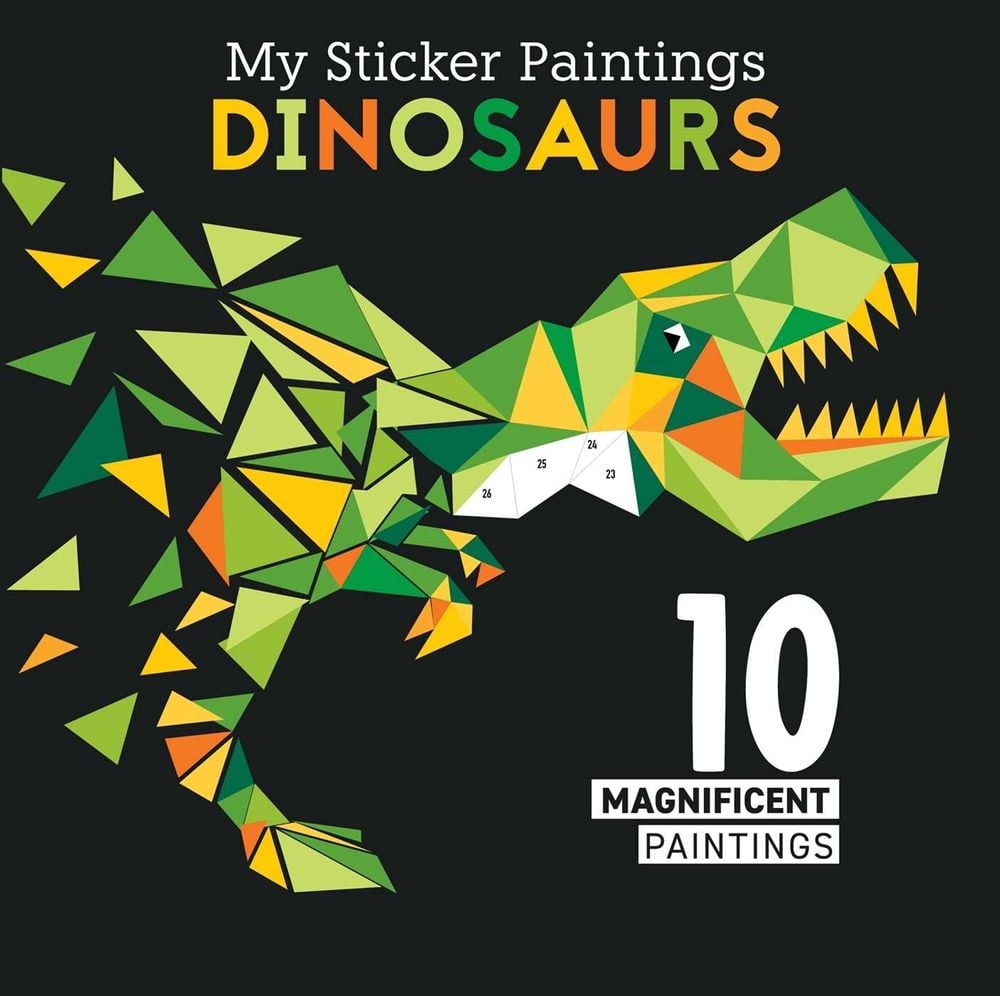 My Sticker Paintings: Dinosaurs by Clorophyl Editions - ISBN: 9781641241861