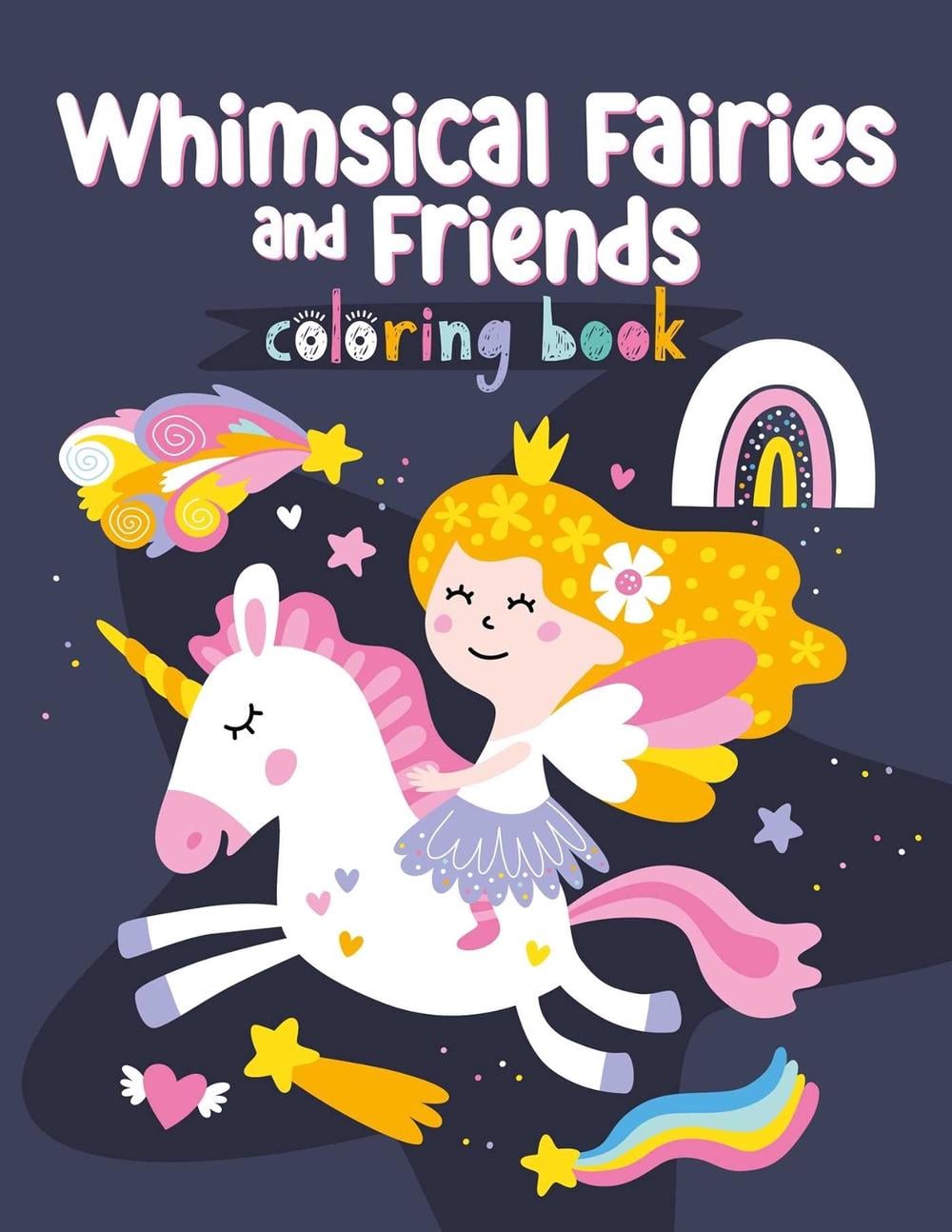 Whimsical Fairies Coloring Book by Clorophyl Editions - ISBN: 9781641241908