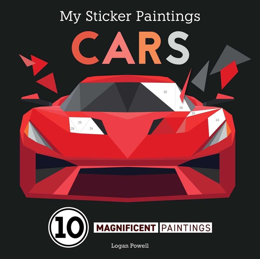 My Sticker Paintings: Cars by Logan Powell - ISBN: 9781641243261
