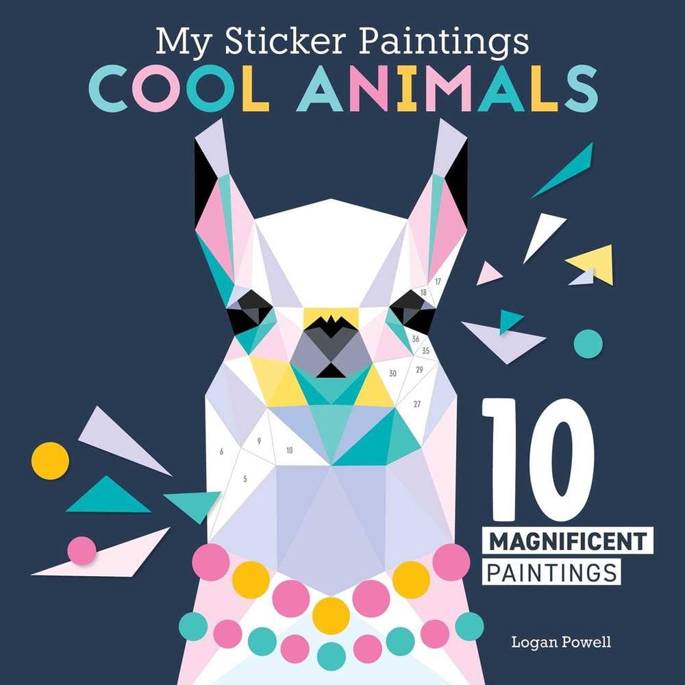 My Sticker Paintings: Cool Animals by Logan Powell - ISBN: 9781641243278