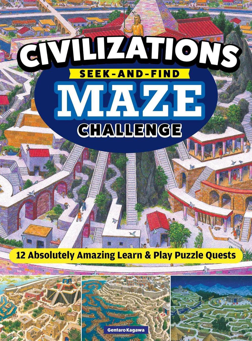Civilizations Seek-and-Find Maze Challenge by Gentaro Kagawa - ISBN: 9781641243889