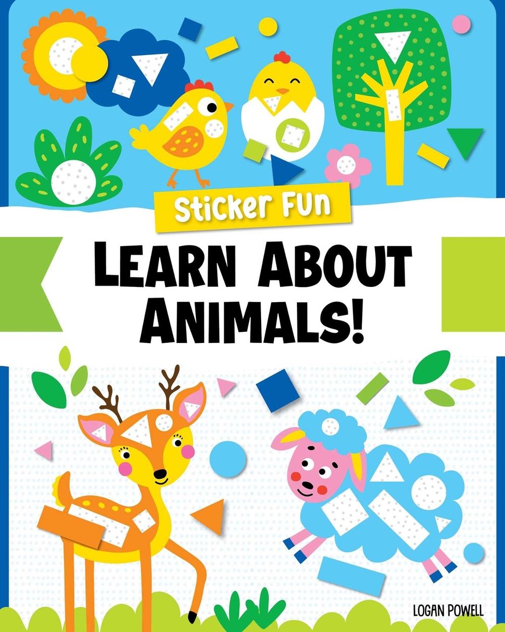 Sticker Fun: Learn About Animals by Logan Powell - ISBN: 9781641244022