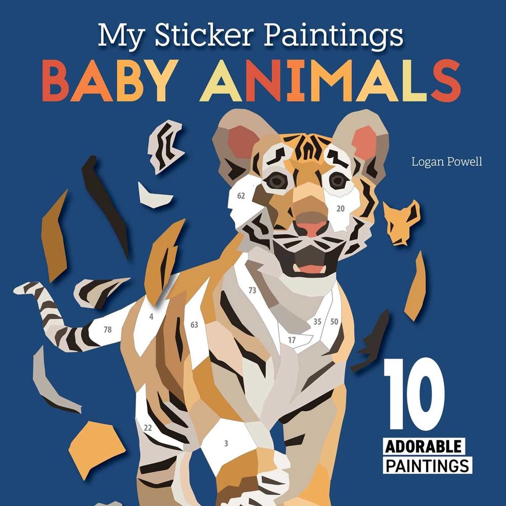 My Sticker Paintings: Baby Animals, 9781641244077