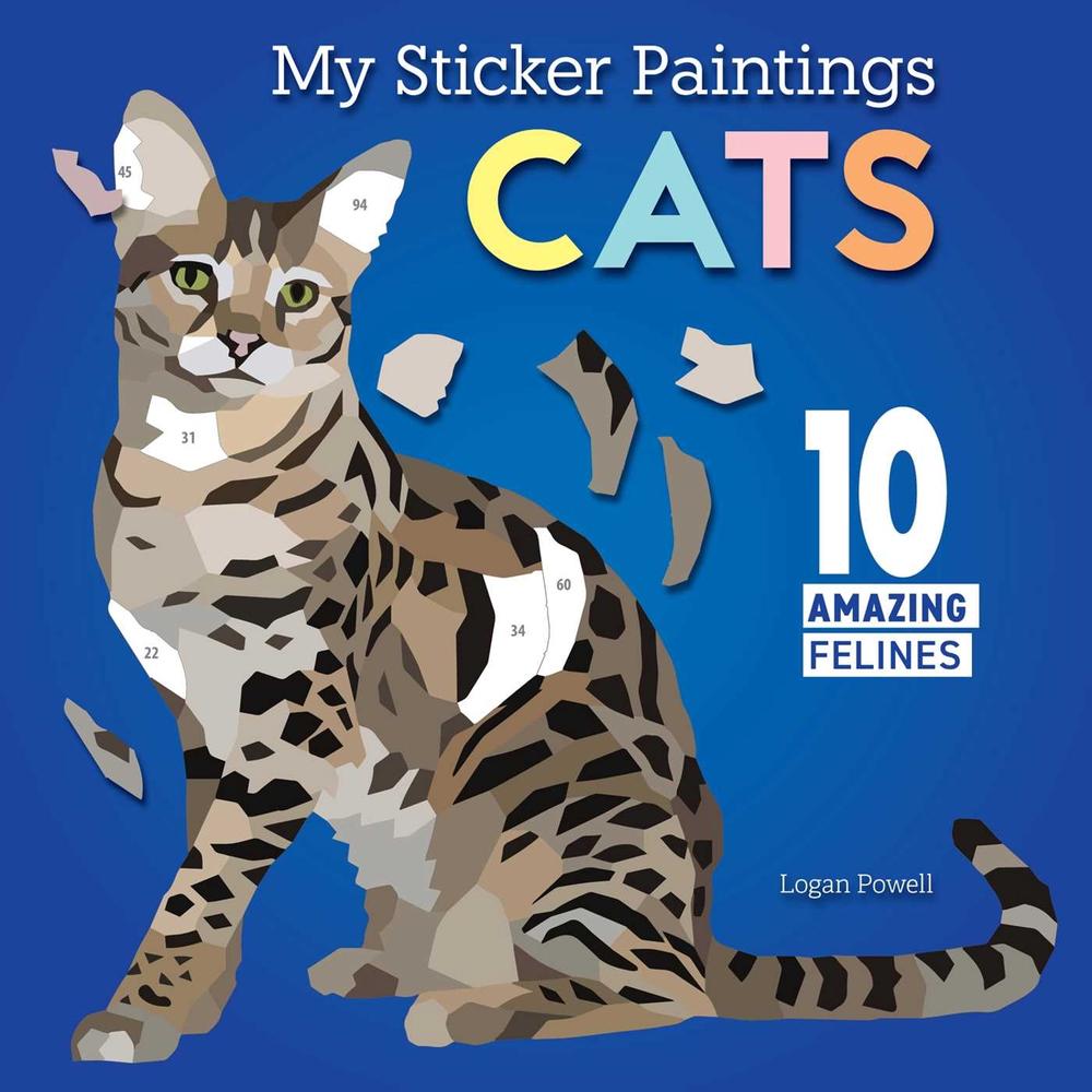 My Sticker Paintings: Cats by Logan Powell - ISBN: 9781641244091