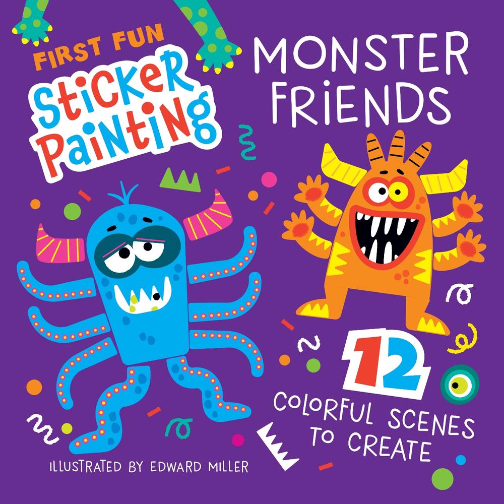 First Fun Sticker Painting: Monster Friends by Edward Miller - ISBN: 9781641244602