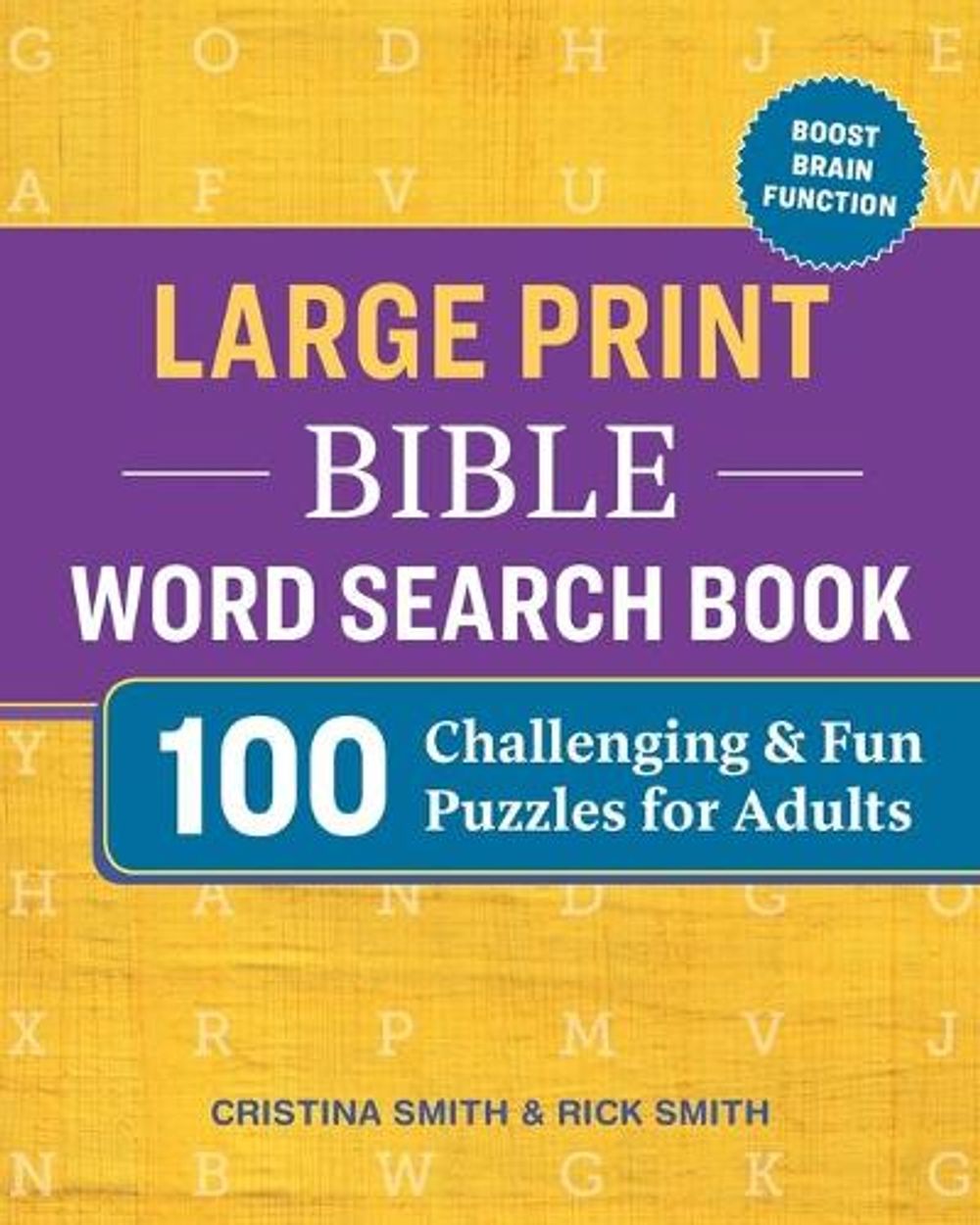 Large Print Bible Word Search Book by Cristina Smith - ISBN: 9781641529921