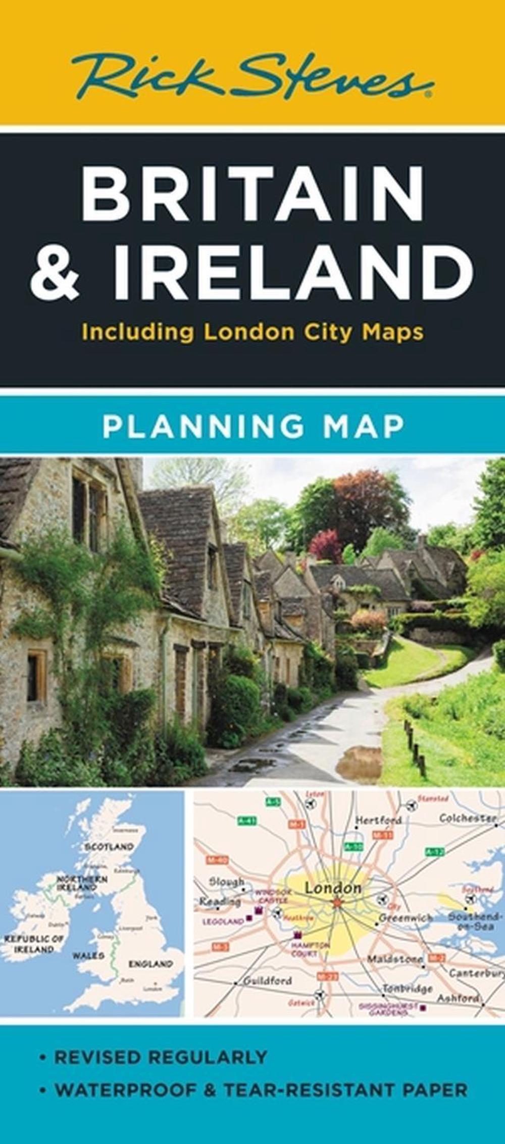 Rick Steves Britain & Ireland Planning Map, 9781641715959