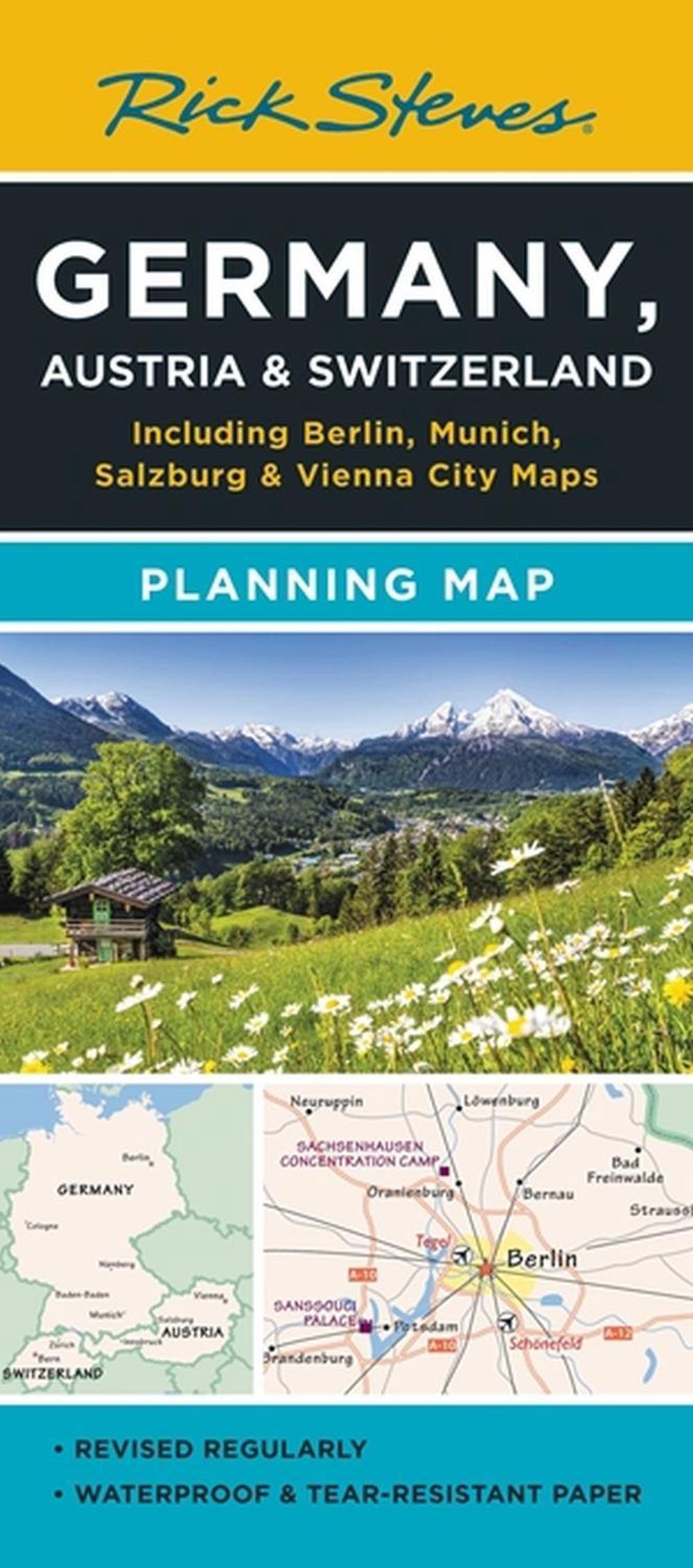 Rick Steves Germany, Austria & Switzerland Planning Map by Rick Steves - ISBN: 9781641715966