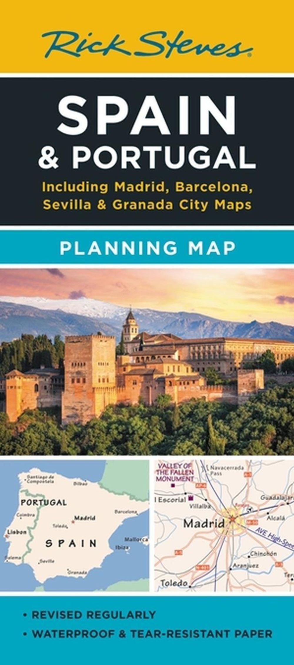 Rick Steves Spain & Portugal Planning Map by Rick Steves - ISBN: 9781641716024