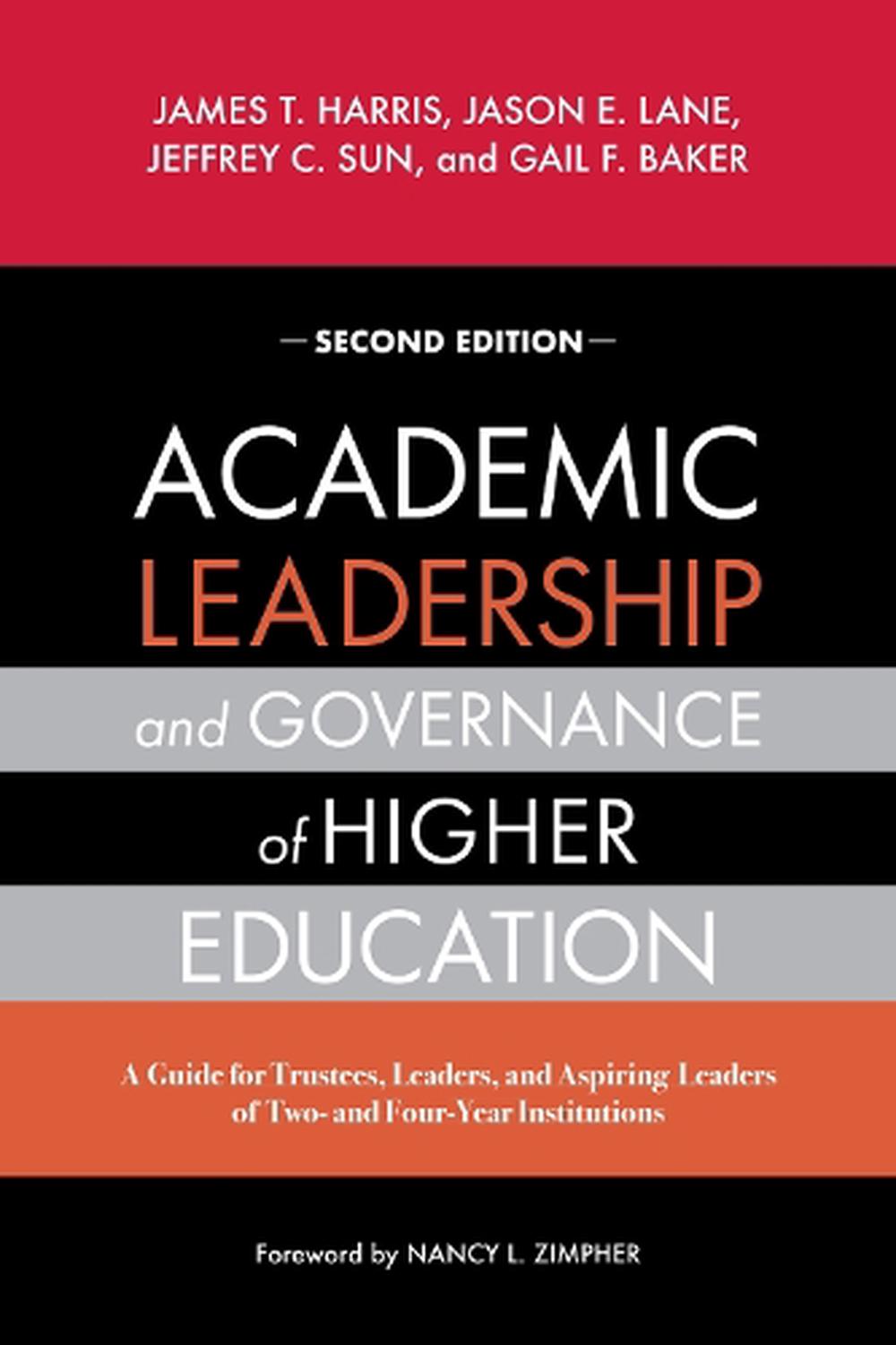 Academic Leadership and Governance of Higher Education, 9781642674095