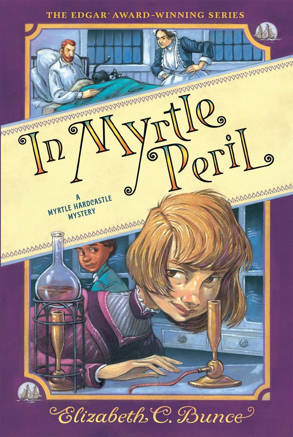 In Myrtle Peril (Myrtle Hardcastle Mystery 4) by Elizabeth C. Bunce - ISBN: 9781643753782