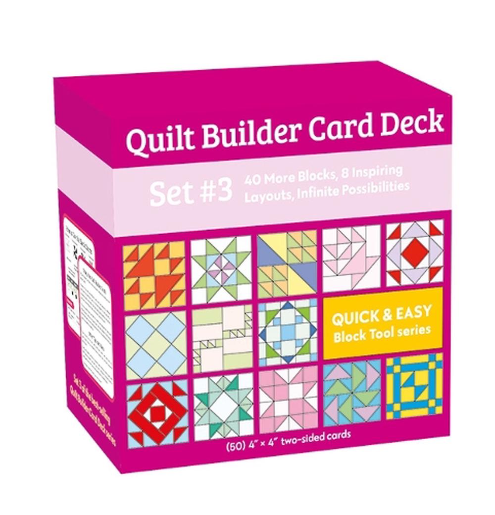 Quilt Builder Card Deck Set #3, 9781644034576