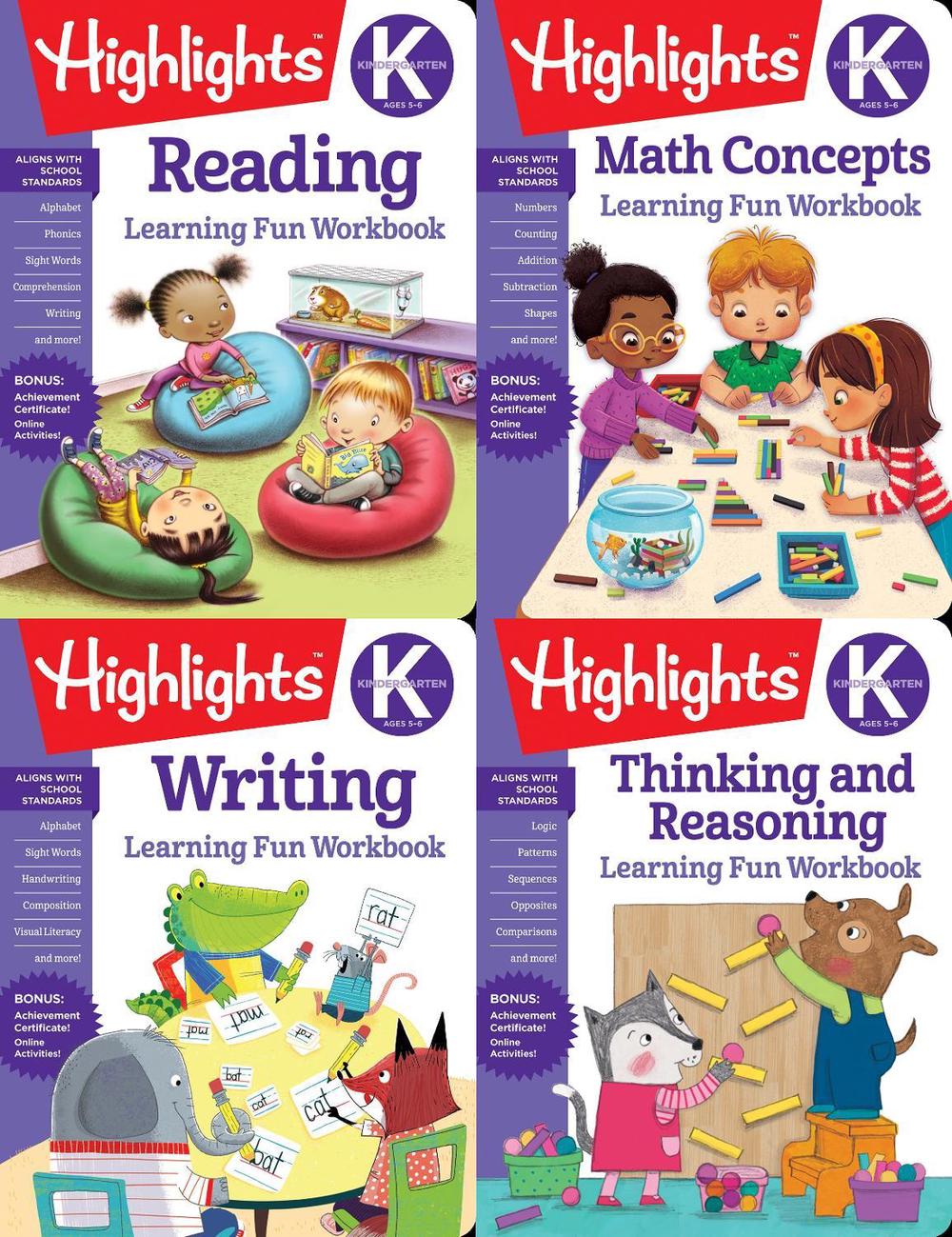 Highlights Kindergarten Learning Workbook Pack by Highlights Learning - ISBN: 9781644721100