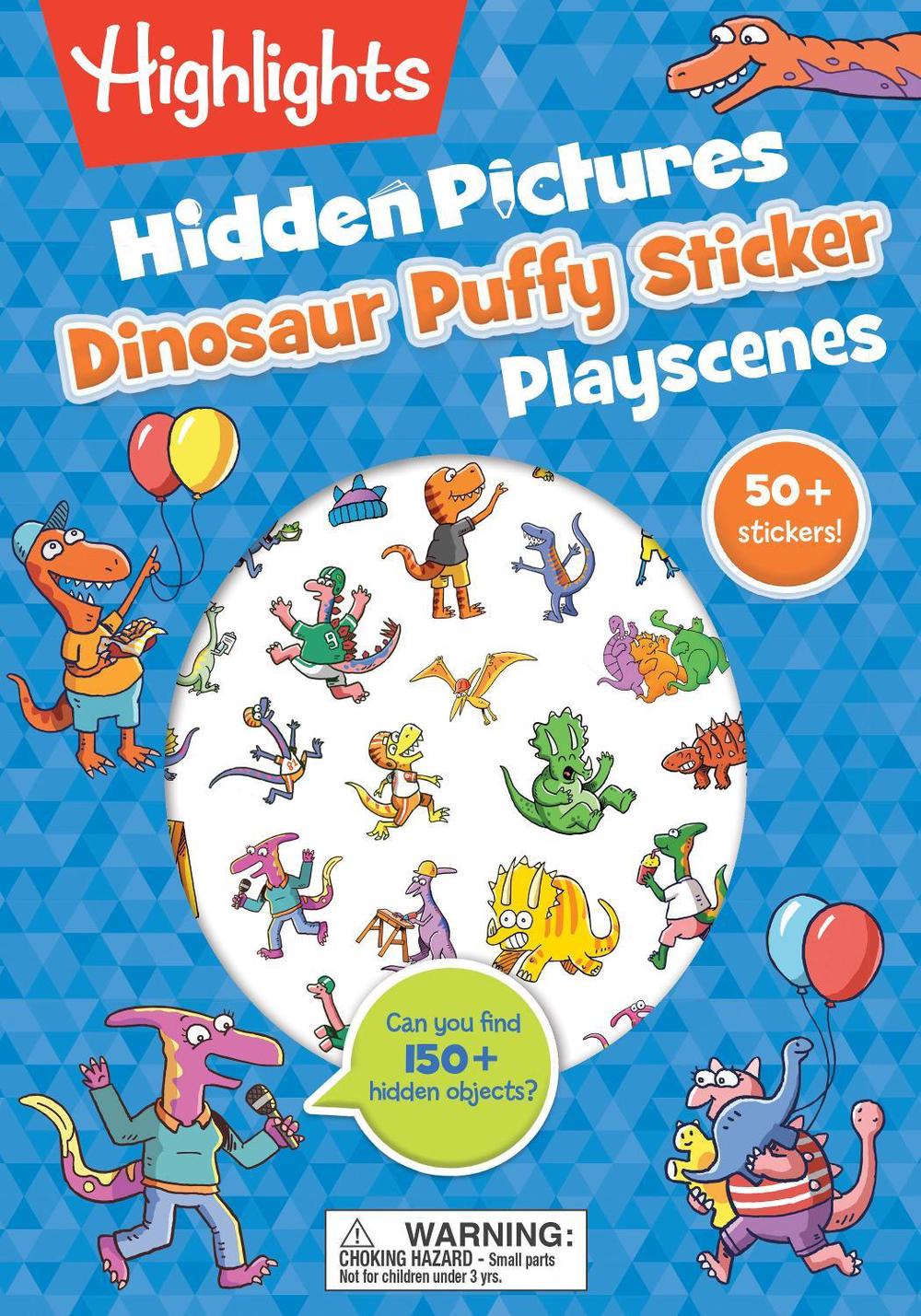 Dinosaur Puffy Sticker Playscenes by Highlights - ISBN: 9781644721148
