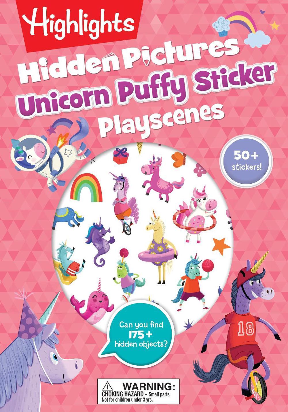 Unicorn Puffy Sticker Playscenes by Highlights - ISBN: 9781644721155