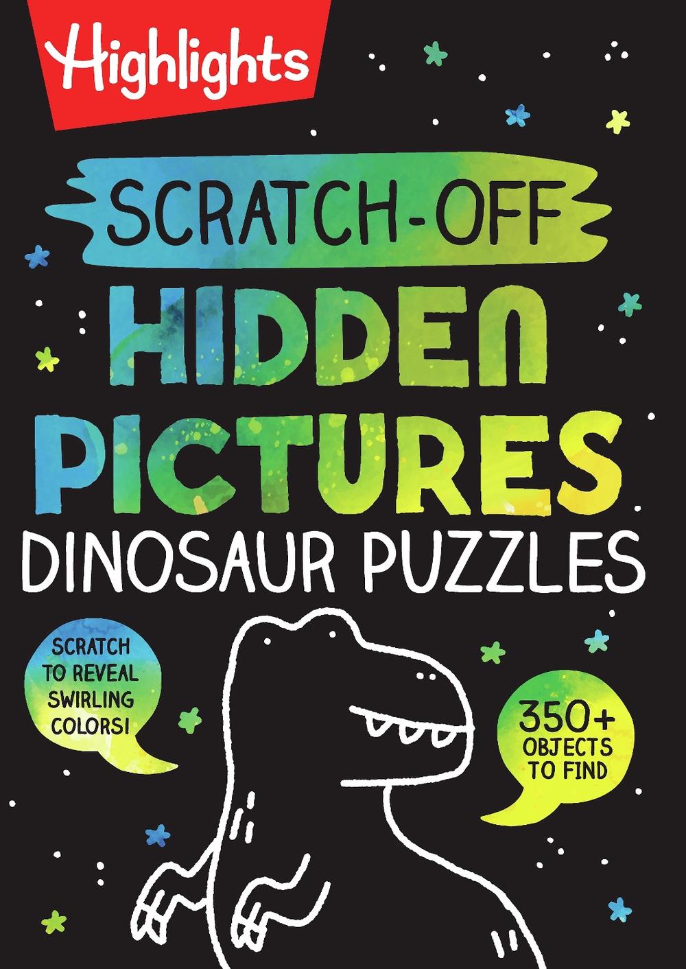 Scratch-Off Hidden Pictures Dinosaur Puzzles by Highlights - ISBN: 9781644726747