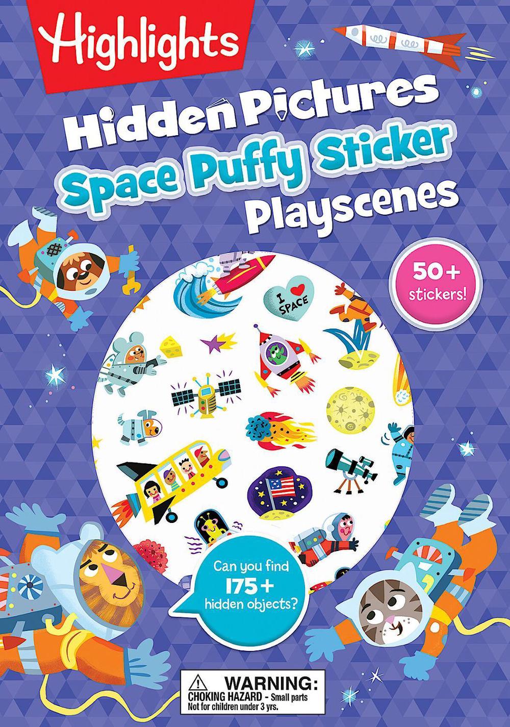 Space Hidden Pictures Puffy Sticker Playscenes by Highlights - ISBN: 9781644726778