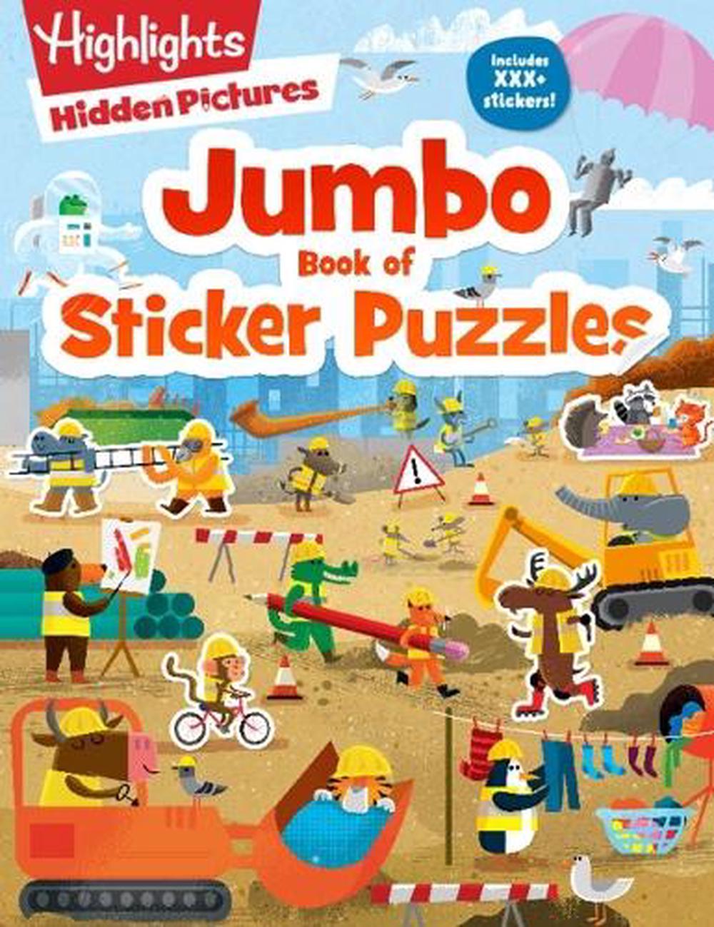 Jumbo Book of Sticker Puzzles by Highlights - ISBN: 9781644726785