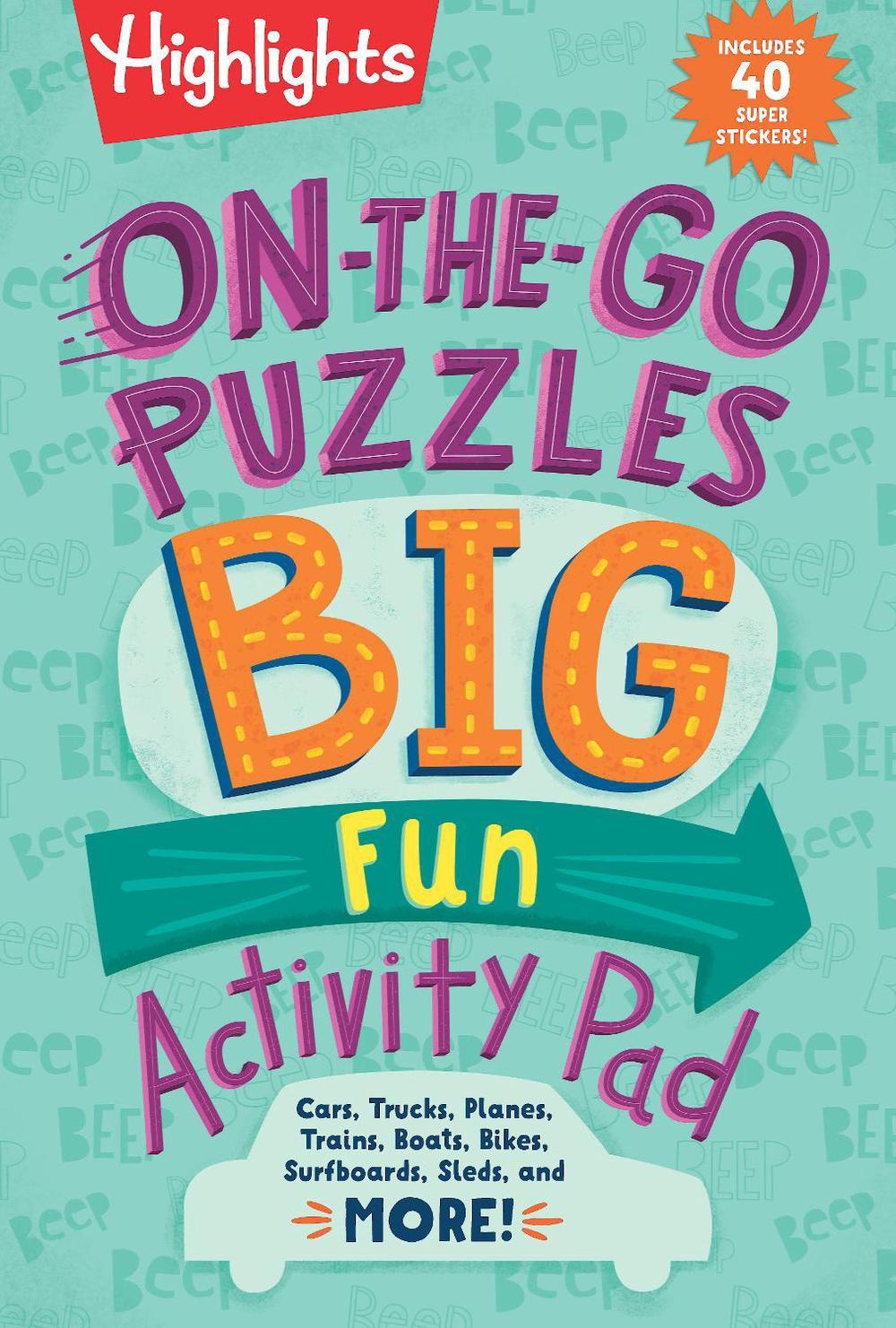 On-the-Go Puzzles Big Fun Activity Pad by Highlights - ISBN: 9781644726792