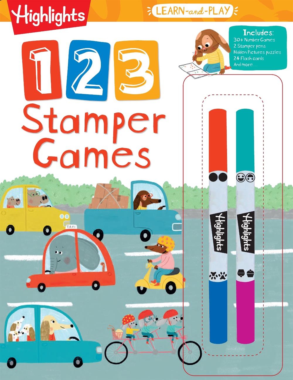 Highlights Learn-and-Play 123 Stamper Games by Highlights Learning - ISBN: 9781644728314