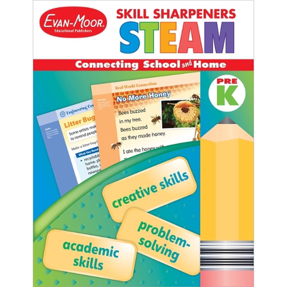 Skill Sharpeners: Steam, Grade Prek, 9781645140788
