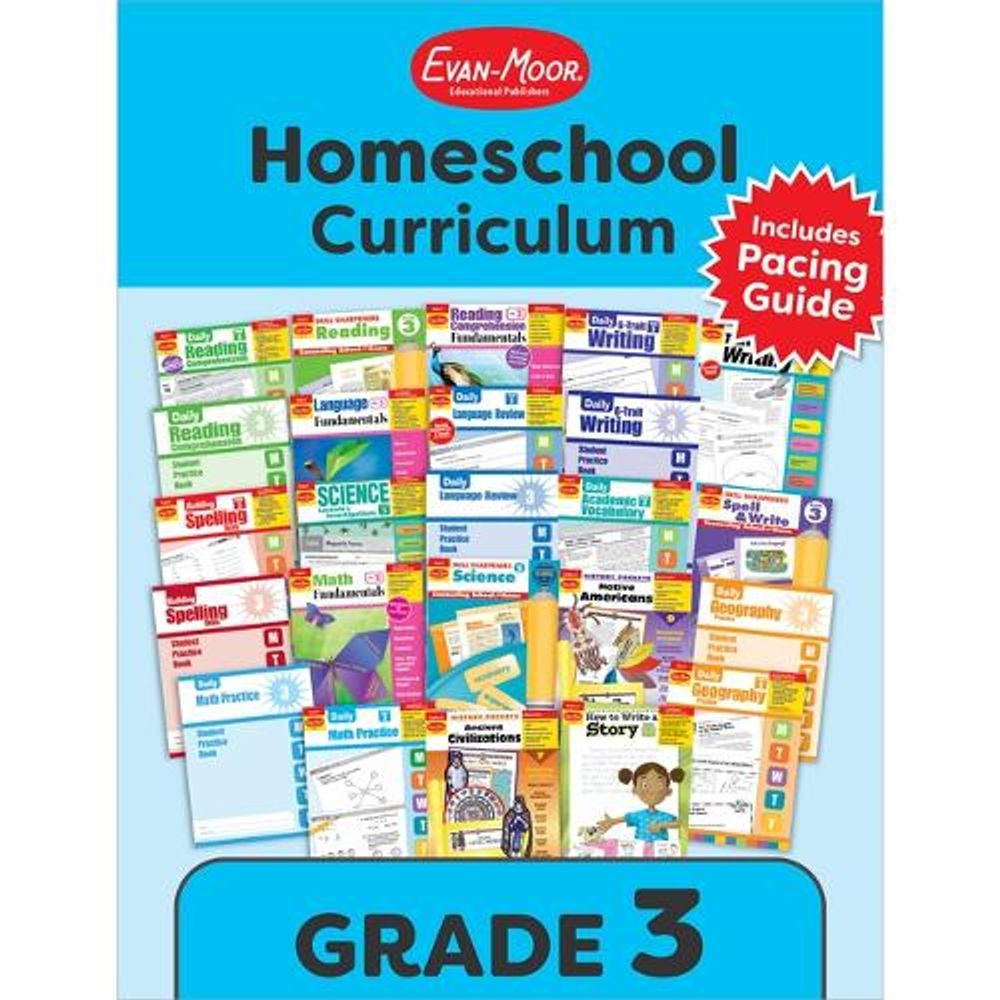 Homeschool Curriculum, Grade 3 by Evan-Moor Educational Publishers - ISBN: 9781645140917
