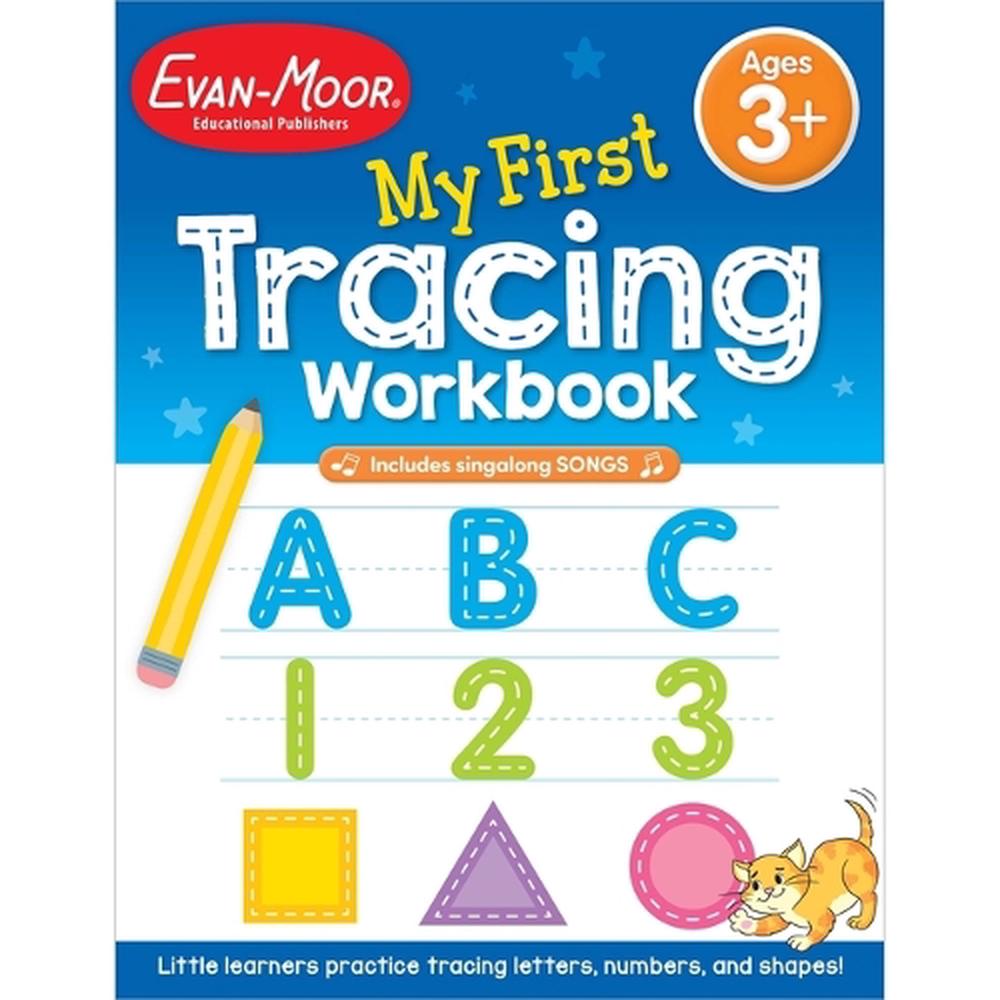 Tracing Patterns Book My First Tracing Book by Evan-Moor Educational Publishers, Paperback ...