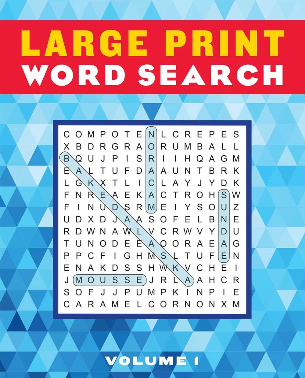 Large Print Word Search Volume 1 by Editors of Thunder Bay Press - ISBN: 9781645172628