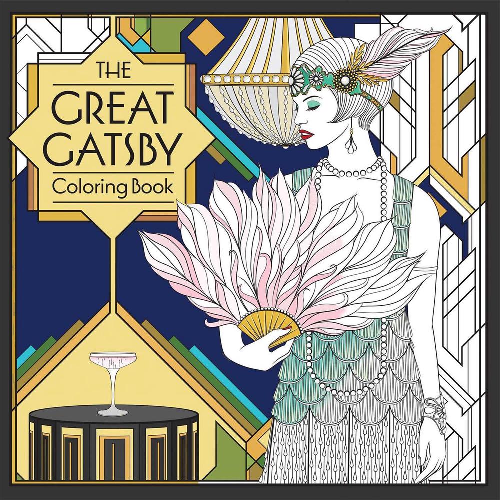 The Great Gatsby Coloring Book by F. Scott Fitzgerald - ISBN: 9781645174790