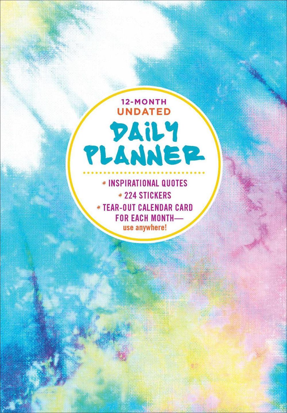 12-Month Undated Daily Planner, 9781645177227