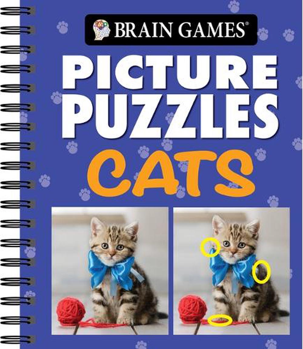Brain Games Picture Puzzles Cats by Brain Games, Spiral, 9781645587590 Buy online at The Nile