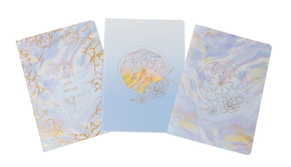 Insight Editions Meditation Sewn Notebook Collection (Set of 3) by Insight Editions - ISBN: 9781647220853