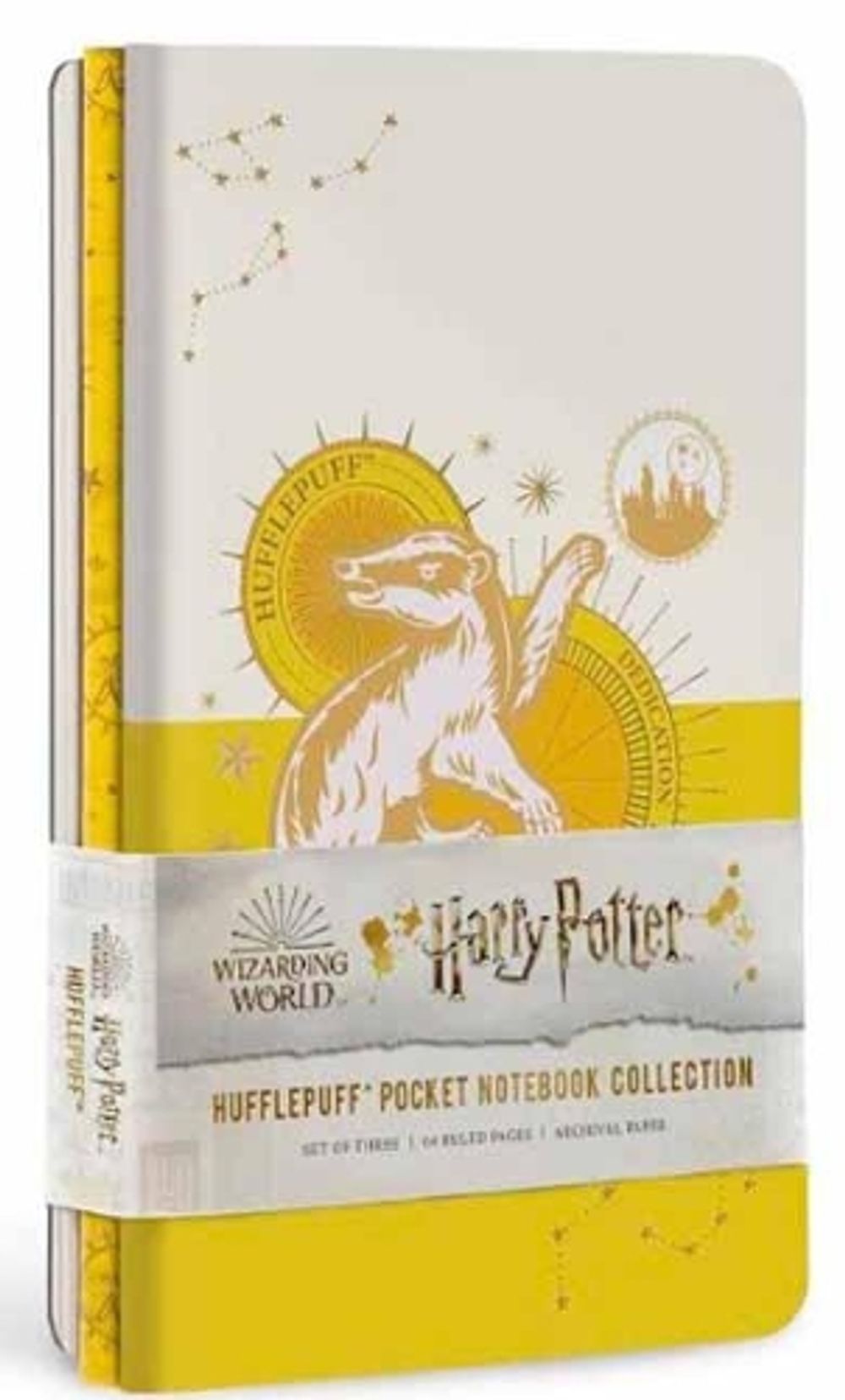 Insight Editions Harry Potter: Hufflepuff Constellation Sewn Pocket Notebook Collection by Insight Editions - ISBN: 9781647220891