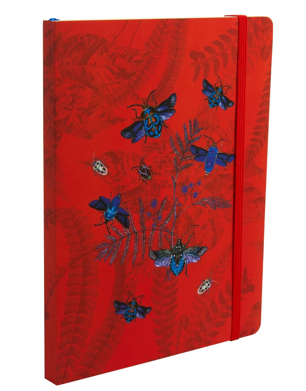 Art of Nature: Flight of Beetles Notebook with Elastic Band - ISBN: 9781647222048