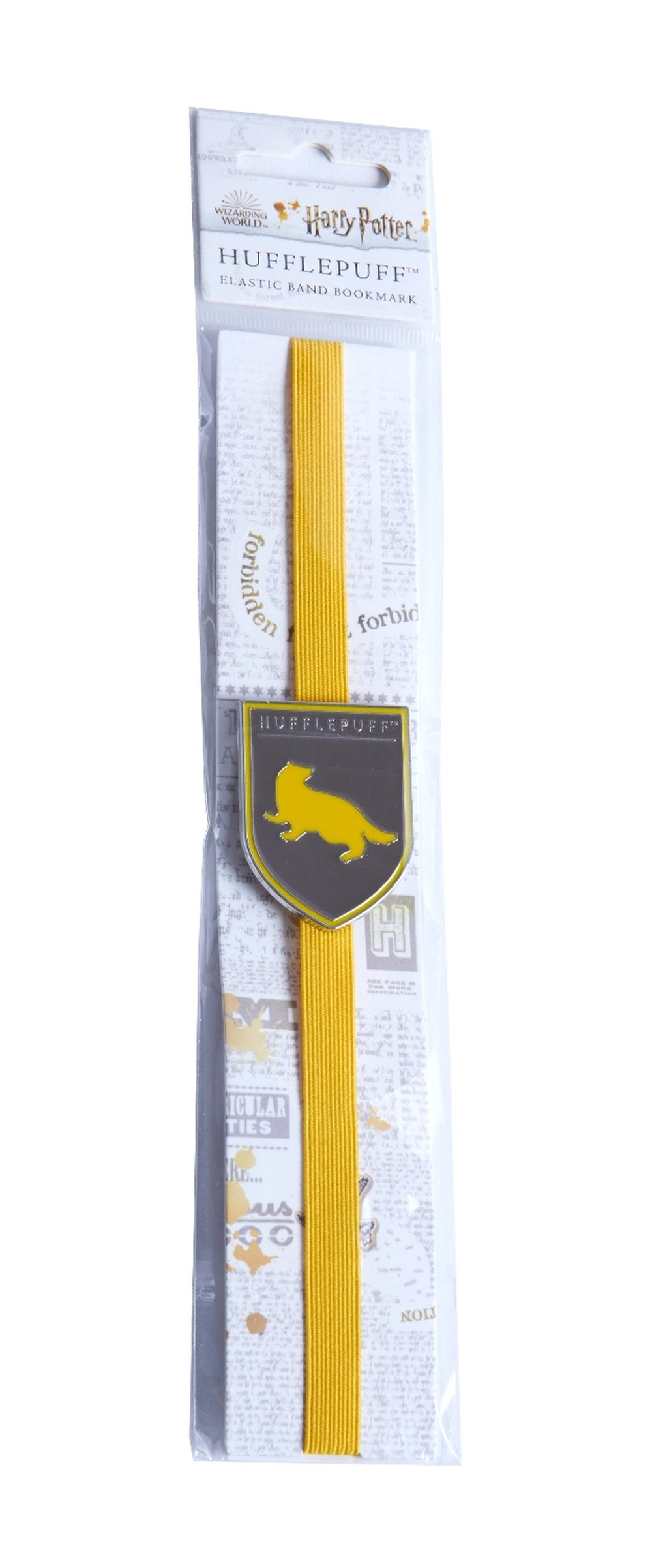 Harry Potter: Hufflepuff Elastic Band Bookmark by Insight Editions - ISBN: 9781647222567