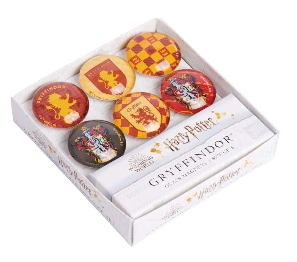 Harry Potter: Gryffindor Glass Magnet Set by Insight Editions - ISBN: 9781647222727