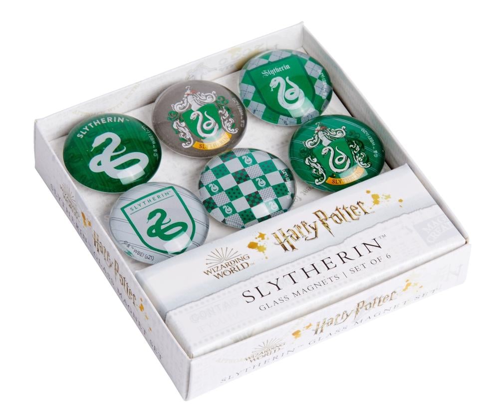 Harry Potter: Slytherin Glass Magnet Set by Insight Editions - ISBN: 9781647222758