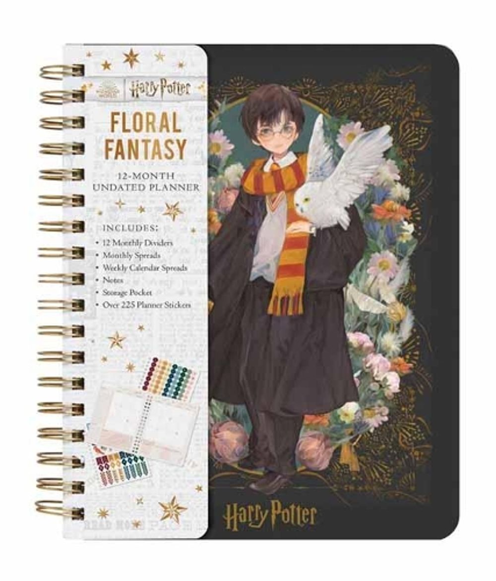 Harry Potter: Anime Fantasy 12 Month Undated Planner by Insight Editions - ISBN: 9781647225605