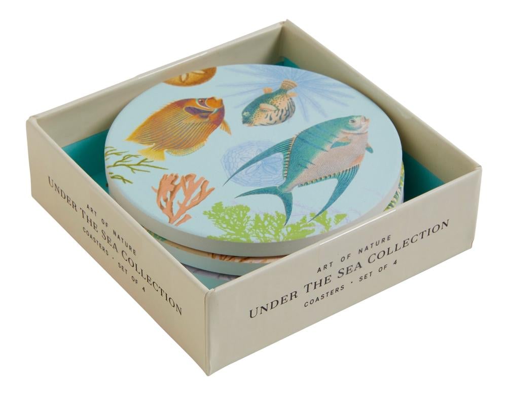 Art of Nature: Under the Sea Coaster Set by Insight Editions - ISBN: 9781647226107
