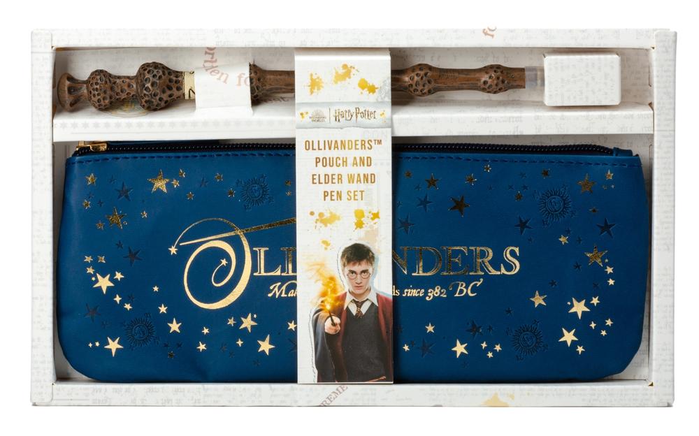 Harry Potter: Ollivanders Accessory Pouch and Elder Wand Pen Set by Insight Editions - ISBN: 9781647229238