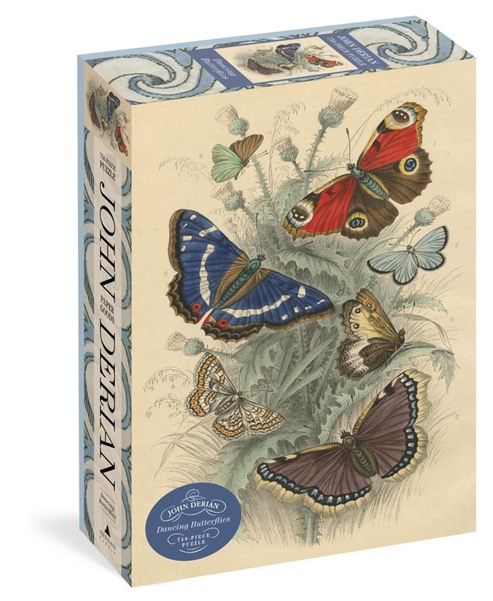 John Derian Paper Goods: Dancing Butterflies 750-Piece Puzzle, 9781648290183