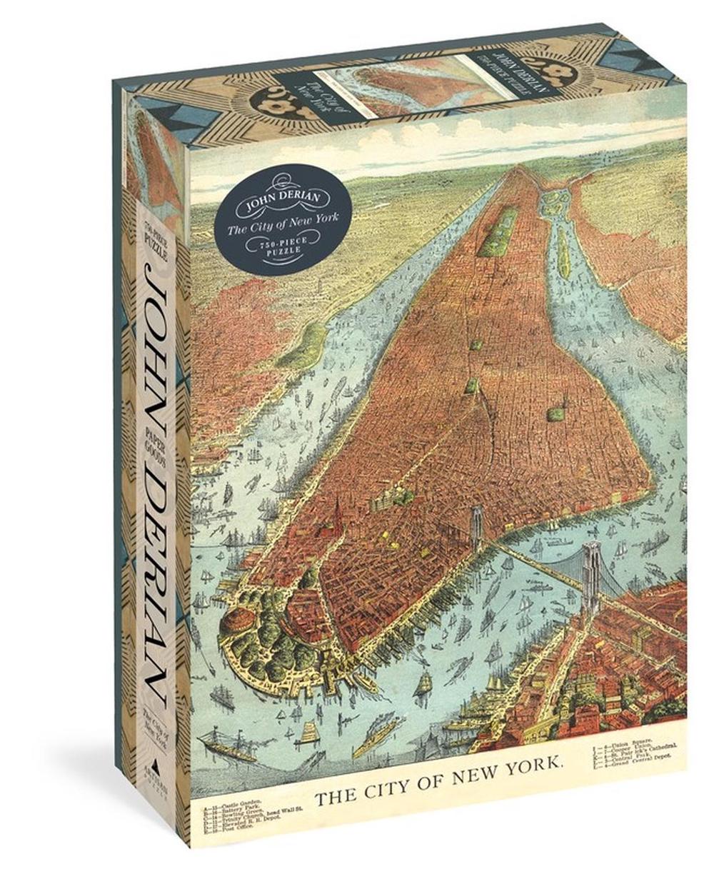 John Derian Paper Goods: The City of New York 750-Piece Puzzle by John Derian - ISBN: 9781648290213