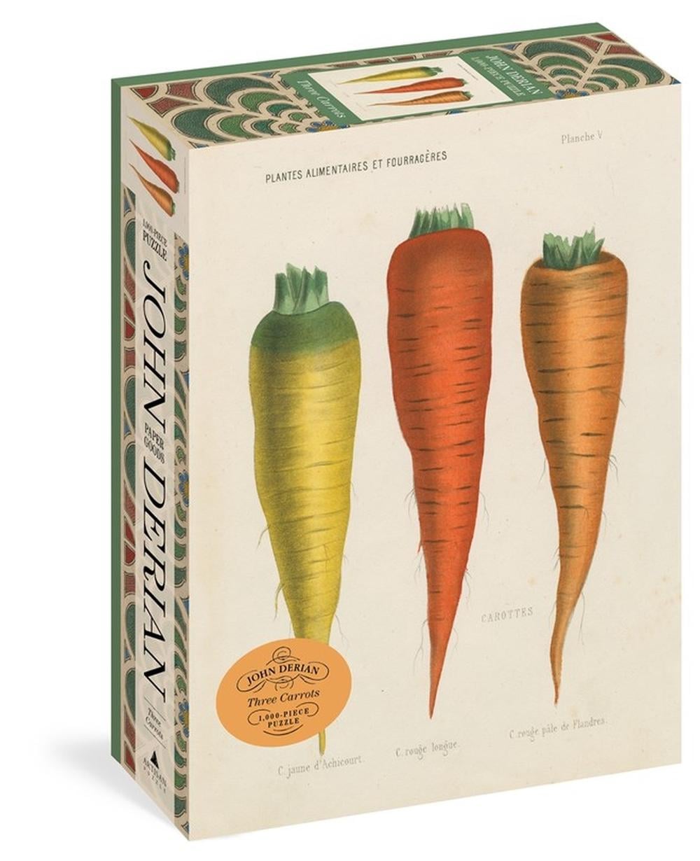 John Derian Paper Goods: Three Carrots 1,000-Piece Puzzle by John Derian - ISBN: 9781648290794
