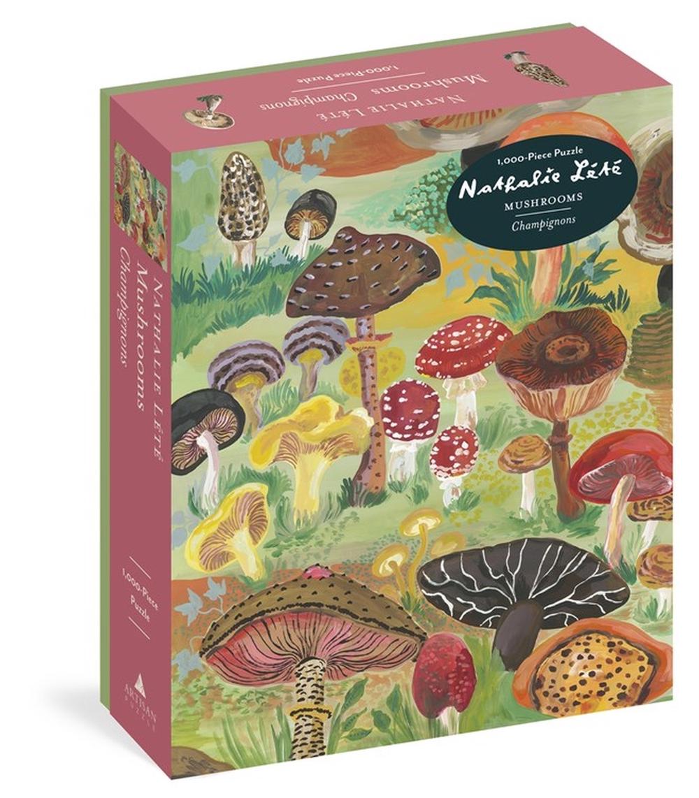 Nathalie Lété: Mushrooms 1,000-Piece Puzzle, 9781648290879