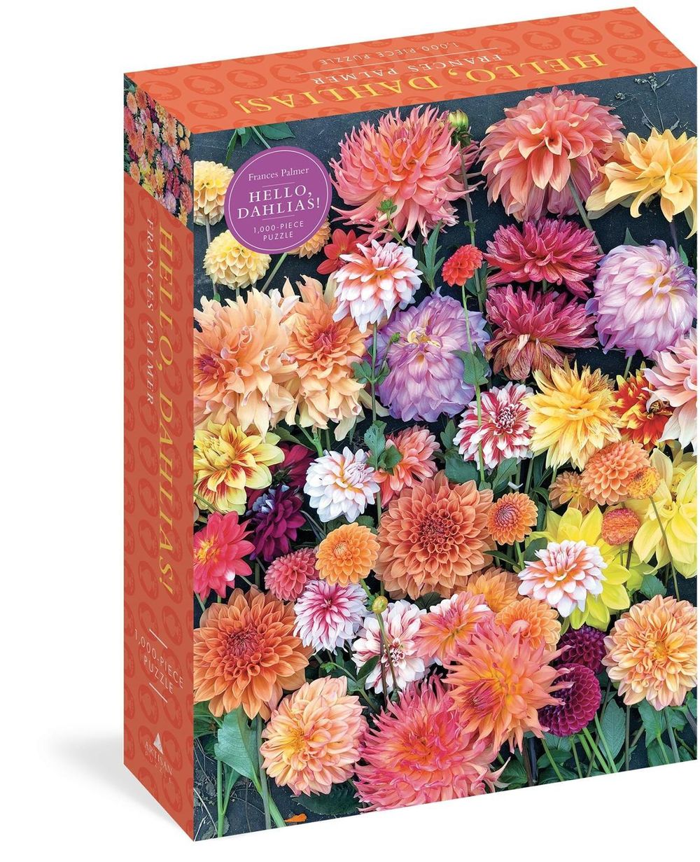 Hello, Dahlias! 1,000-Piece Puzzle by Frances Palmer - ISBN: 9781648291050