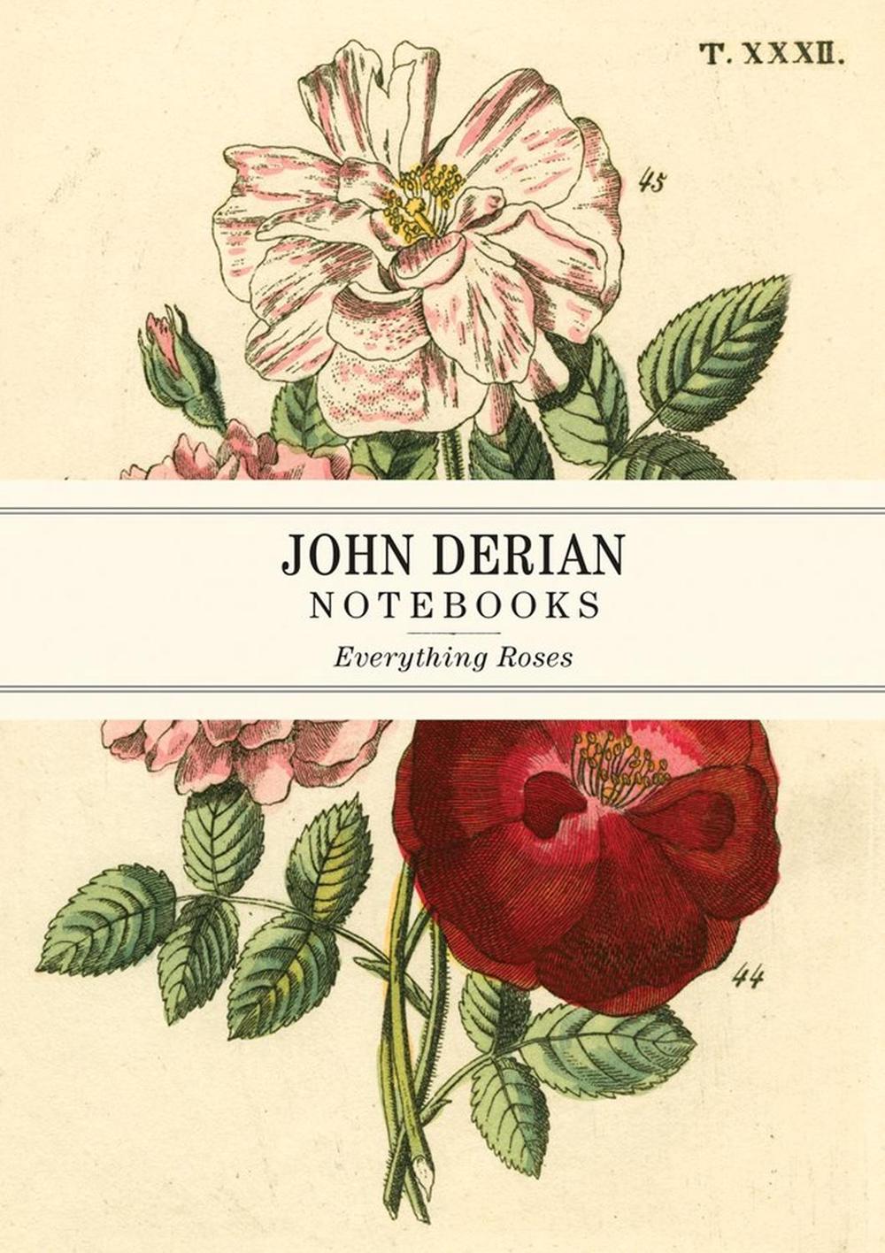 John Derian Paper Goods: Everything Roses Notebooks, 9781648291241
