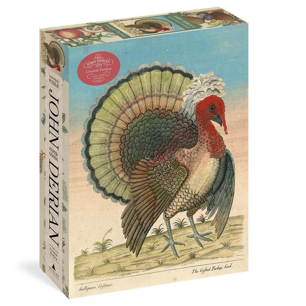 John Derian Paper Goods: Crested Turkey 1,000-Piece Puzzle by John Derian - ISBN: 9781648291821