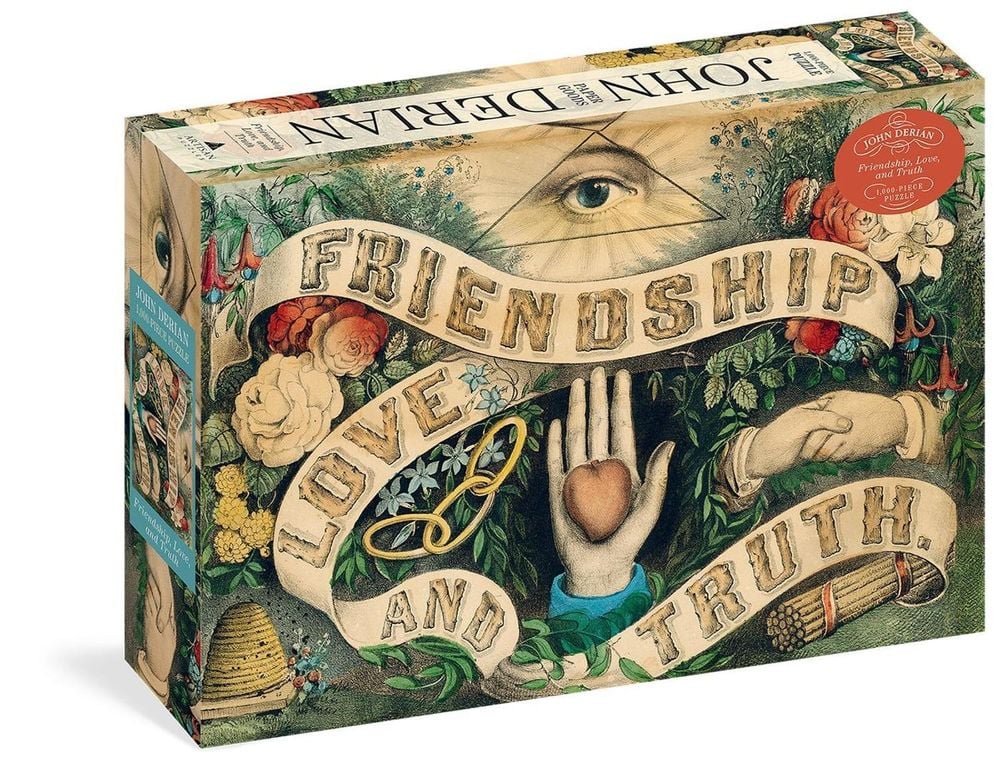 John Derian Paper Goods: Friendship, Love, and Truth 1,000-Piece Puzzle by John Derian - ISBN: 9781648291838