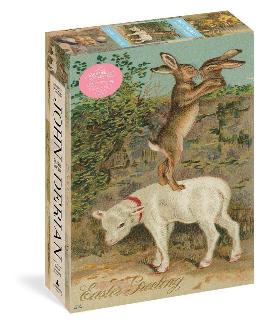 John Derian Paper Goods: Easter Greeting 1,000-Piece Puzzle by John Derian - ISBN: 9781648292156