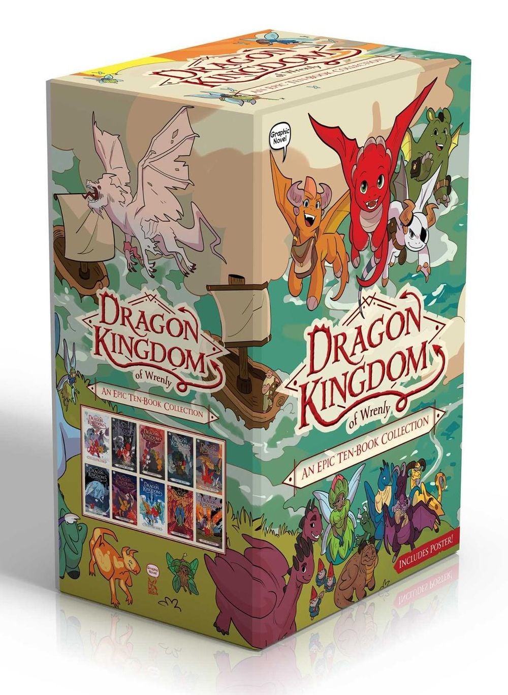Dragon Kingdom of Wrenly An Epic Ten-Book Collection (Includes Poster!) (Boxed Set) by Jordan Quinn - ISBN: 9781665949187